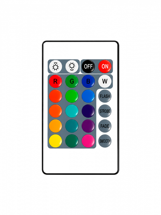 Огонек OG-LDL26 LED контроллер DC 5-28В (Wi-Fi, 2*RGB, 2*4PIN, пульт)